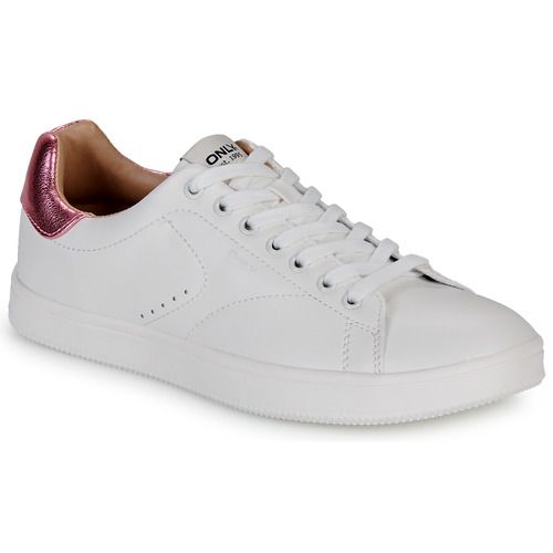 Sneakers basse Donna Only ONLSHILO-44 PU CLASSIC SNEAKER Bianco, eleganti e versatili, perfette per ogni occasione. Design moderno e materiali di alta qualità per un comfort ottimale. Ideali per completare il tuo outfit casual con stile. Acquista ora le esclusive sneakers bianche Only ONLSHILO-44 per un look alla moda.