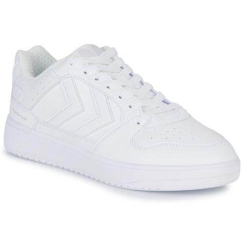 Sneakers basse Hummel ST POWER PLAY in colore bianco, progettate per donne, con un design elegante e sportivo. Ideali per un look casual e dinamico, queste scarpe offrono comfort e stile per ogni occasione. Perfette per il fitness o per l'uso quotidiano, le Hummel ST POWER PLAY sono un must-have per ogni appassionata di moda e sport. Acquista ora e completa il tuo outfit con queste comode sneakers.