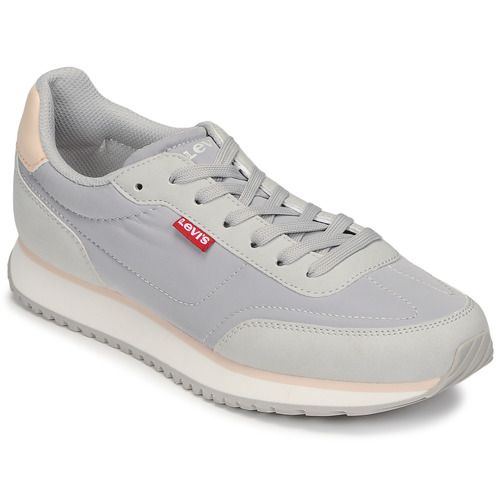 Sneakers basse Levis STAG RUNNER S Grigio per donna, ideali per un look casual e alla moda. Comode e versatili, perfette per ogni occasione. Acquista ora queste sneakers trendy per un outfit impeccabile!