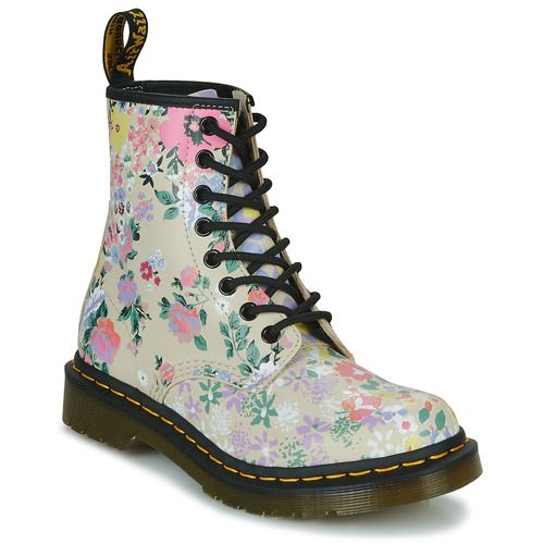 Stivaletti Donna Dr. Martens 1460 FLORAL MASH UP Beige, caratterizzati da un design floreale unico e suola resistente. Perfetti per un look alla moda, ideali per l’uso quotidiano e adatti a ogni stagione. Acquista ora i tuoi stivaletti Dr. Martens per aggiungere stile e comfort al tuo guardaroba.