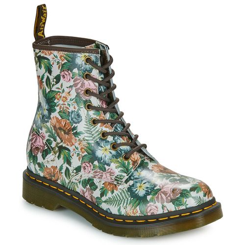 Stivaletti Donna Dr. Martens 1460 W Multi Floral Garden Print Backhand, multicolore, con stampa floreale elegante. Perfetti per un look trendy e alla moda, ideali per l'uso quotidiano. Scarpe in pelle di alta qualità, resistenti e confortevoli, perfette per ogni occasione. Aggiungi stile al tuo guardaroba con questi stivaletti unici!