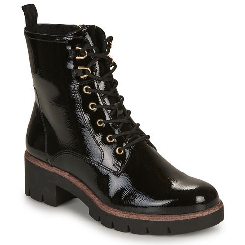 Stivaletti Donna Tamaris CORYDALIS in colore Nero, eleganti e versatili, ideali per outfit sofisticati. Realizzati in materiali di alta qualità, questi stivaletti offrono comfort e stile. Perfetti per la stagione autunnale e invernale, ideali per abbinamenti con jeans o vestiti. Acquista ora per aggiungere un tocco di classe al tuo guardaroba!