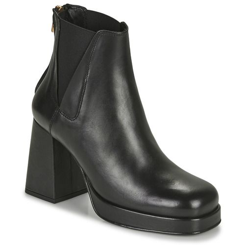 Stivaletti Fericelli ALSTROMERIA Nero per Donna: eleganti stivaletti in pelle nera, design moderno e versatile, ideali per outfit casual e formali, perfetti per la stagione autunnale e invernale. Acquista ora il tuo paio di stivaletti Fericelli!