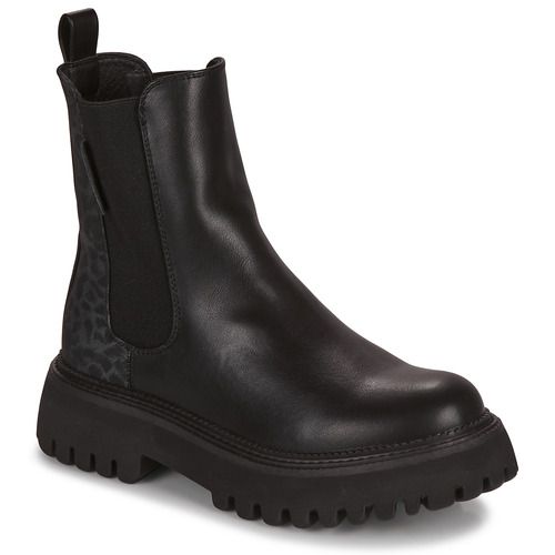 Stivaletti Donna Kaporal CRISSY Nero, eleganti e trendy. Design raffinato con finiture di alta qualità, perfetti per ogni occasione. Comodi e versatili, ideali per completare il tuo look in ogni stagione. Acquista ora e aggiungi un tocco di stile al tuo guardaroba!