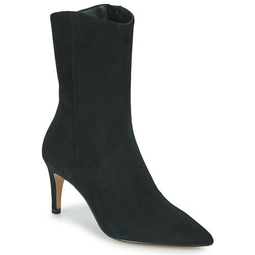 Stivaletti Donna JB Martin EMMY in nero, eleganti e versatili, ideali per ogni occasione. Realizzati con materiali di alta qualità, offrono comfort e stile. Perfetti per outfit casual o formali, questi stivaletti sono un must-have per la tua collezione di scarpe.