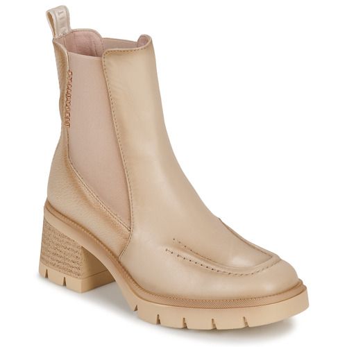 Stivaletti Donna Hispanitas EVEREST Beige, eleganti e alla moda, realizzati in pelle di alta qualità. Ideali per ogni occasione, offrono comfort e stile. Perfetti per completare il tuo outfit autunnale e invernale. Acquista ora i nostri stivaletti trendy.