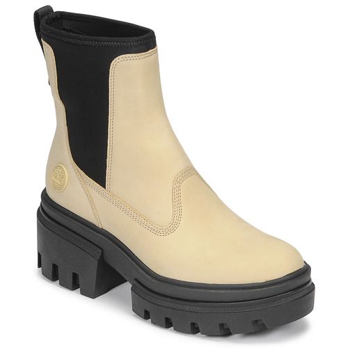 Stivaletti Donna Timberland EVERLEIGH BOOT CHELSEA Beige, eleganti e versatili, ideali per ogni occasione. Design moderno con materiali di alta qualità, perfetti per completare il tuo look autunnale e invernale. Acquista ora per aggiungere comfort e stile al tuo guardaroba!