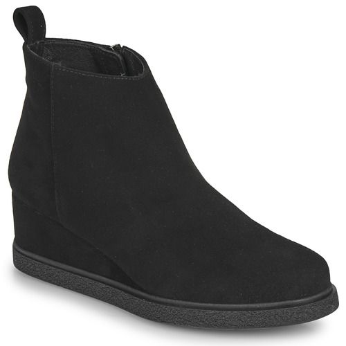 Stivaletti Unisa JACOB Nero per donna, eleganti e versatili, in pelle nera con dettagli raffinati, ideali per completare ogni look. Shopping stivali moda, comfort e stile per ogni occasione.