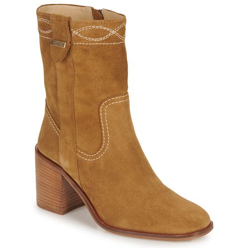 Stivaletti Donna Les Tropéziennes par M Belarbi LADAK Marrone, eleganti e versatili, perfetti per l'autunno e l'inverno. Realizzati con materiali di alta qualità, questi stivaletti uniscono comfort e stile. Ideali per outfit casual o chic, sono un must-have per ogni guardaroba. Scopri il tuo nuovo paio di stivaletti di tendenza!