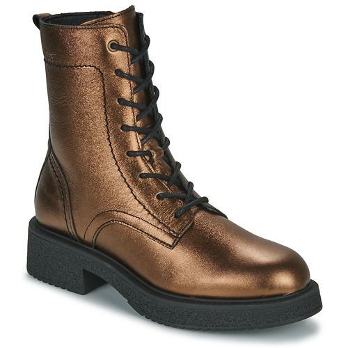 Stivaletti Donna Bullboxer MIRA LACE BOOT Oro: eleganti e versatili, perfetti per ogni occasione. Realizzati in materiale di alta qualità, questi stivaletti con lacci offrono comfort e stile. Ideali per outfit casual e chic, sono un must-have per la stagione. Acquista ora i tuoi stivaletti Bullboxer!