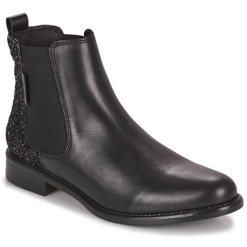 Stivaletti Donna Betty London NORA Nero in pelle, con design elegante e tacco moderato, ideali per look casual e formali. Perfetti per ogni stagione, garantiscono comfort e stile. Acquista ora gli stivaletti NORA per un tocco di classe al tuo guardaroba.