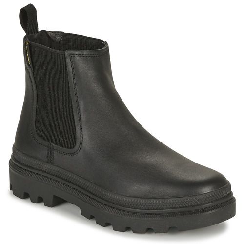 Stivaletti Donna Palladium PALLATROOPER CHELSEA Nero, eleganti e alla moda, ideali per ogni occasione. Design versatile e confortevole, perfetti per il look quotidiano. Scarpe di alta qualità per un stile unico.