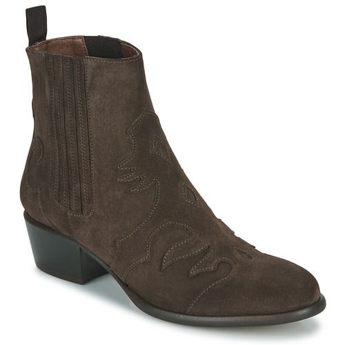 Stivaletti Donna Muratti RABUT Marrone in pelle, con design elegante e soletta comoda, ideali per ogni occasione. Perfetti per l'autunno e l'inverno, offrono stile e comfort. Acquista ora i stivaletti Muratti RABUT marroni per un look trendy e versatile.