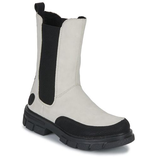 Stivaletti Donna Rieker Z9170-60 Bianco, eleganti e confortevoli, realizzati in morbido materiale di alta qualità, perfetti per l'uso quotidiano. Design alla moda con dettaglio distintivo, suola antiscivolo per una migliore aderenza. Ideali per completare ogni outfit con stile e comfort.