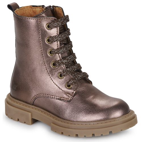 Stivaletti bambina ragazza Little Mary MINA Oro - eleganti stivaletti in pelle metallizzata per bambine, ideali per ogni occasione, con suola antiscivolo e design alla moda. Perfetti per look unici e al passo con le tendenze, offrono comfort e stile per le piccole fashioniste.