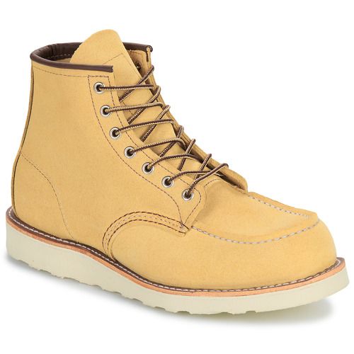 Stivaletti Uomo Red Wing MOC TOE Beige, eleganti e resistenti, ideali per un look casual e alla moda. Realizzati con materiali di alta qualità, offrono comfort e durata. Perfetti per l'uso quotidiano o per occasioni speciali, questi stivaletti sono un must-have per ogni guardaroba maschile. Acquista ora i Red Wing MOC TOE Beige e arricchisci il tuo stile!