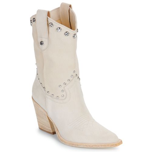 Stivaletti Donna Fru.it 8570-944-CUOIO-GREZZO-VELOUR-AVORIO in pelle beige, ideale per ogni occasione, con design elegante e confortevole. Perfetti per completare il tuo outfit con stile, questi stivaletti offrono un tocco di raffinatezza e sono realizzati in morbido suede. Acquista ora per aggiungere un tocco di classe al tuo guardaroba!
