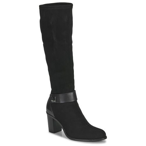 Stivali Donna Otess / Zoï 14750 Neri in pelle, design elegante con tacchi alti, ideali per ogni occasione. Scarpe di moda per l'autunno-inverno, comfort e stile uniti per un look impeccabile. Disponibili in taglie varie, perfetti per completare il tuo outfit.