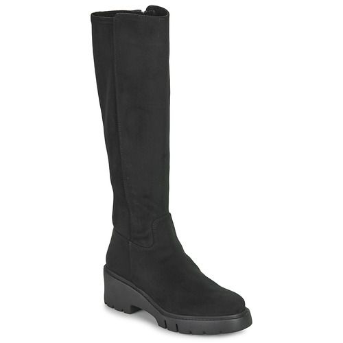 Stivali JACE Nero di Unisa per donna - Eleganti stivali in pelle nera con tacco, perfetti per ogni occasione. Comfort e stile per il tuo guardaroba invernale. Acquista ora!
