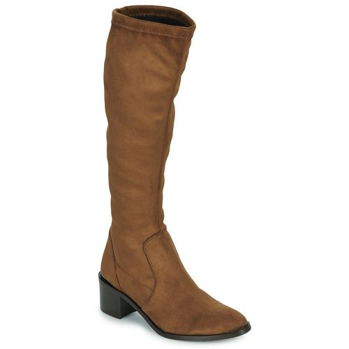 Stivali JB Martin JOLIE Marrone per donna, eleganti e alla moda, realizzati in materiali di alta qualità. Perfetti per completare qualsiasi outfit, ideali per la stagione autunnale e invernale. Con un design contemporaneo e versatile, questi stivali offrono comfort e stile, rendendoli un must-have per ogni guardaroba.