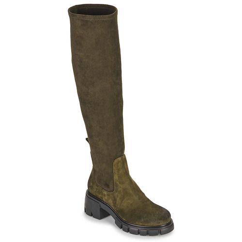Stivali Kaki donna Fru.it CHELIN, eleganti e versatili, perfetti per ogni occasione. Realizzati con materiali di alta qualità, offrono comfort e stile. Ideali per completare il tuo outfit autunnale e invernale. Scopri la moda con i stivali Kaki Fru.it CHELIN.