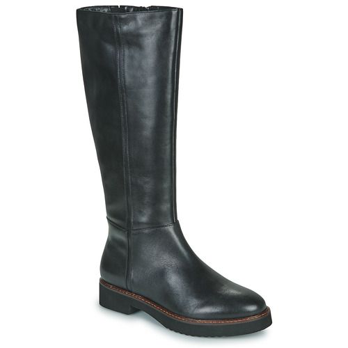 Stivali Karston OLIVINE Nero per donna, eleganti e alla moda, realizzati in pelle, con tacco confortevole. Perfetti per completare il tuo outfit invernale, offrono stile e praticità. Acquista ora per un look sofisticato e trendy!