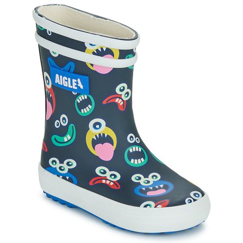 Stivali bambina ragazza Aigle BABY FLAC PLAY2 Marine, perfetti per le avventure all'aperto. Questi stivali impermeabili sono realizzati con materiali di alta qualità per garantire comfort e durata. Ideali per pioggia e neve, offrono una calzata sicura e uno stile trendy. Scegli Aigle per proteggere i piedi delle tue bambine in ogni stagione.