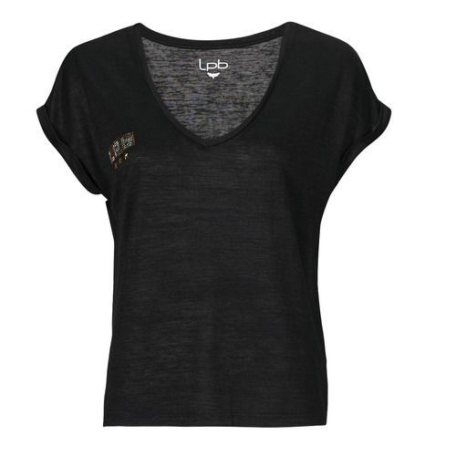 T-shirt Les Petites Bombes DERNA Nero, maniche corte per donna, elegante e alla moda, perfetta per look casual e quotidiani. Realizzata in tessuto di alta qualità, ideale per abbinamenti versatili. Acquista ora per valorizzare il tuo guardaroba!
