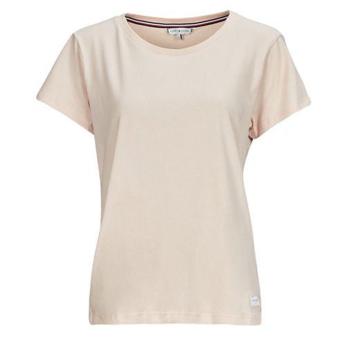T-shirt maniche corte Beige Tommy Hilfiger per donna, elegante e versatile, perfetta per look casual e trendy. Acquista ora il tuo stylish SHORT SLEEVE T-SHIRT per un tocco di classe nel tuo guardaroba.