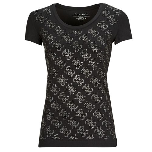 T-shirt Guess SS VN 4G ALLOVER TEE Nero per donna, maniche corte, design elegante e moderno, perfetta per outfit casual e alla moda. Acquista ora la T-shirt Guess e completa il tuo guardaroba con stile.
