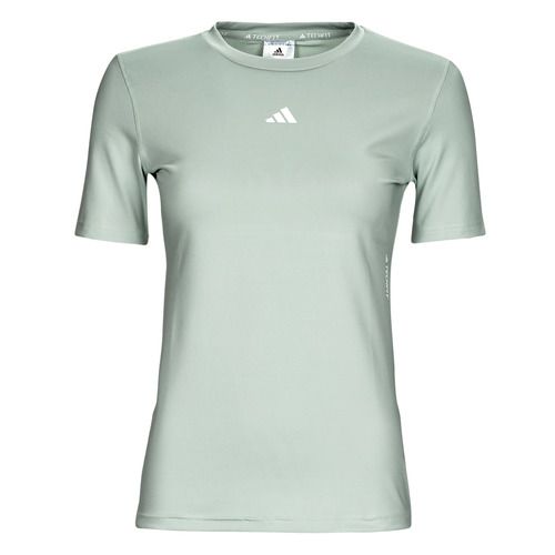 T-shirt adidas TF TRAIN T Grigio per donna, maniche corte, design moderno e sportivo, ideale per allenamenti e tempo libero, realizzata con materiali di alta qualità per comfort e traspirabilità. Perfetta per un look casual e dinamico. Acquista ora la tua T-shirt adidas TF TRAIN T Grigio!