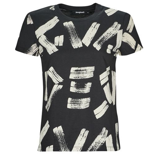 T-shirt Desigual TS_GLASGOW Nero, elegante e trendy, maniche corte, per una donna moderna. Perfetta per outfit casual e quotidiani, in cotone morbido e traspirante. Acquista ora per aggiungere un tocco di stile al tuo guardaroba!