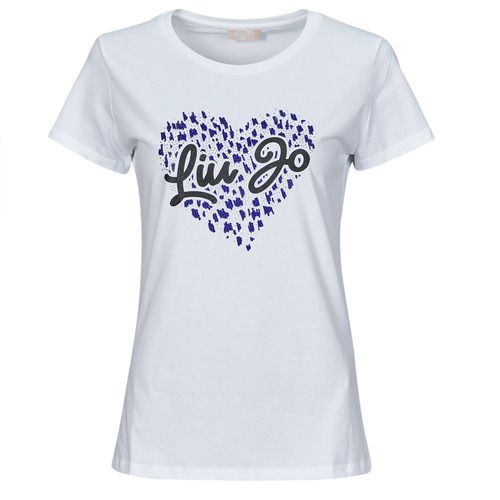 T-shirt Liu Jo WA4108 Bianco maniche corte per donna, elegante e versatile, perfetta per ogni occasione. Design moderno e tessuto morbido, ideale per completare il tuo look estivo. Disponibile in taglie varie per una vestibilità perfetta. Acquista ora per aggiungere stile al tuo guardaroba!