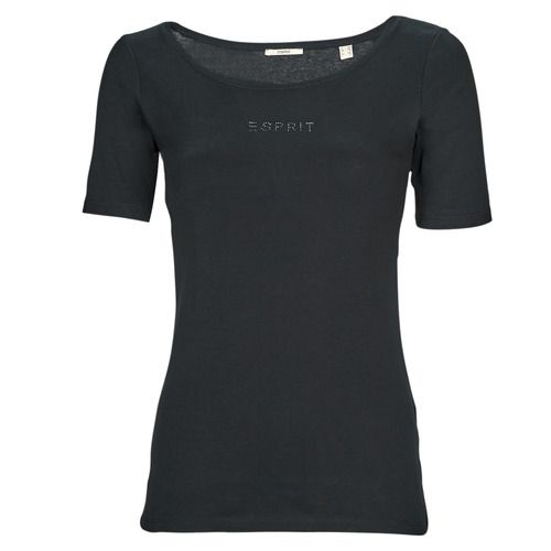 T-shirt Esprit SL Nero per donna, maniche corte, elegante e versatile, ideale per ogni occasione. Perfetta combinazione di comfort e stile, disponibile in taglie varie. Acquista ora la tua t-shirt Esprit per un look casual e alla moda!