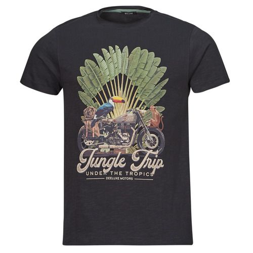 T-shirt uomo Deeluxe AVENTURA Nero, maniche corte, ideale per un look casual e alla moda. Realizzata in tessuto di alta qualità, questa t-shirt offre comfort e stile. Perfetta per ogni occasione, dalla vita quotidiana agli eventi informali. Acquista ora la t-shirt Deeluxe AVENTURA Nero e completa il tuo guardaroba con un capo versatile e trendy.
