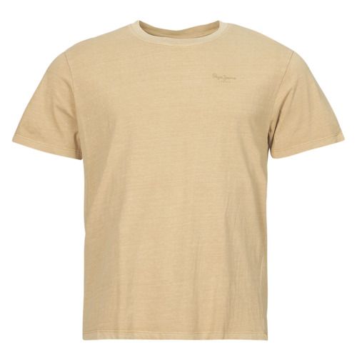 T-shirt uomo Pepe Jeans JACKO beige, maniche corte, in cotone morbido e traspirante, ideale per un look casual e alla moda. Perfetta per ogni stagione, questa T-shirt è un must-have nel guardaroba maschile. Acquista ora la T-shirt Pepe Jeans JACKO beige per un outfit trendy e versatile.