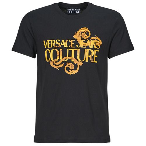 T-shirt uomo Versace Jeans Couture 76GAHG00 in nero con maniche corte, perfetta per un look casual e alla moda. Realizzata con materiali di alta qualità, questa t-shirt rappresenta l'eleganza e lo stile distintivo del marchio Versace Jeans Couture. Ideale per outfit versatili, da abbinare a jeans o pantaloni eleganti. Disponibile ora per chi cerca un tocco di classe nel proprio guardaroba.