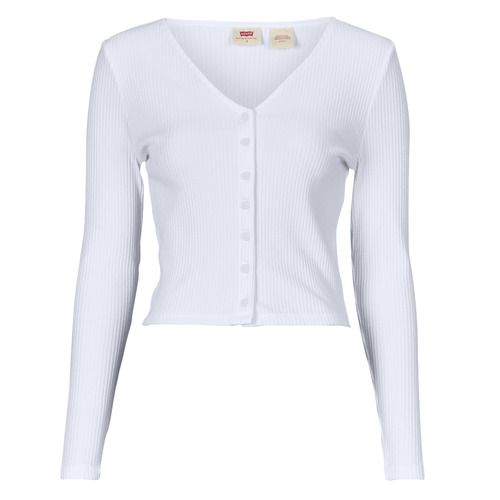 T-shirt manica lunga Levis MONICA LS Bianco per donna, stile elegante e casual, realizzata in cotone morbido, perfetta per outfit quotidiani e occasioni informali. Scopri il comfort e la qualità del marchio Levis con questa versatile maglietta bianca. Ideale per ogni stagione, facilmente abbinabile con jeans o pantaloni. Acquista ora la tua T-shirt Levis MONICA LS e arricchisci il tuo guardaroba!