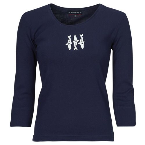 T-shirt manica lunga da donna Armor Lux T-SHIRT-MANCHES3/4-NWJ in blu, realizzata in cotone morbido e confortevole. Perfetta per un look casual ed elegante, ideale per la stagione autunnale e primaverile. Disponibile in varie taglie, questa maglietta rappresenta un must-have nel guardaroba femminile. Acquista ora per aggiungere un tocco di stile al tuo outfit!