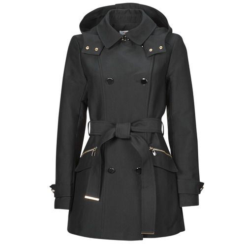 Trench Donna Morgan GLADIA Nero elegante e versatile, realizzato in tessuto di alta qualità. Perfetto per ogni stagione, questo trench si distingue per il suo design sofisticato e la silhouette slanciata. Ideale per completare outfit casual o formali, offre comfort e stile. Aggiungi un tocco di classe al tuo guardaroba con il trench GLADIA di Morgan. Disponibile ora online.