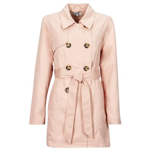 Trench Donna Only ONLVALERIE Rosa elegante e versatile, perfetto per ogni occasione. Realizzato in tessuto leggero, è ideale per la primavera e l'autunno. La sua tonalità rosa aggiunge un tocco femminile al tuo look. Acquista il trench Only ONLVALERIE Rosa per un outfit chic e alla moda.