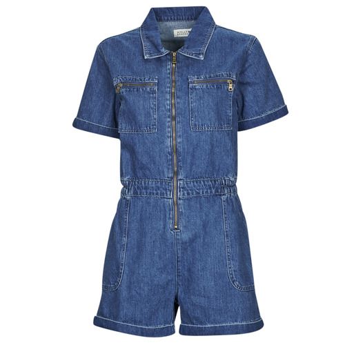Tuta/Jumpsuit Donna Molly Bracken ES106BP-BLUE-DENIM Blu, elegante e alla moda, perfetta per ogni occasione. Realizzata in denim di alta qualità, questa tuta offre comfort e stile. Ideale per look casual e chic, arricchisci il tuo guardaroba con questo versatile jumpsuit blu.