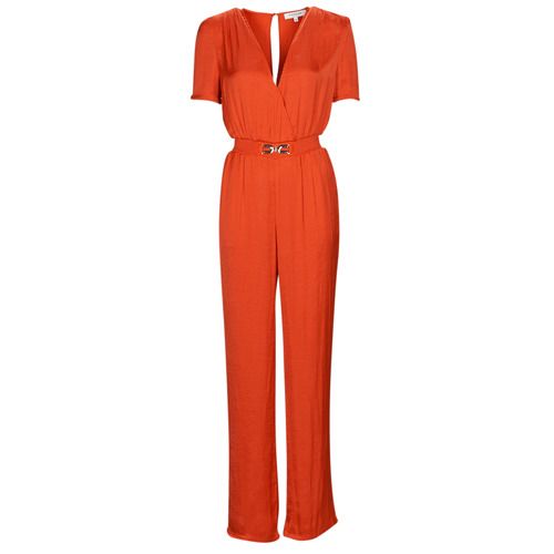 Tuta/Jumpsuit Donna Morgan PAMAGE Arancio: elegante jumpsuit estivo color arancio, realizzato in tessuto leggero e traspirante, perfetto per occasioni casual e formali. Design alla moda con vita accentuata e spalline. Scegli il comfort e lo stile con la tuta Morgan PAMAGE, ideale per completare il tuo guardaroba. Acquista ora per un look fresco e definito!