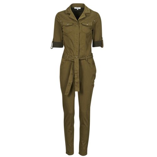 Tuta Jumpsuit Donna Morgan PIMOUS Kaki, elegante e versatile, perfetta per ogni occasione. Realizzata in tessuto di alta qualità, offre comfort e stile. Ideale per outfit casual e da sera. Acquista ora e rinnova il tuo guardaroba con la moda trendy.