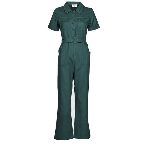 Tuta/Jumpsuit Donna Betty London SEPTUNE Verde, elegante e versatile, perfetta per ogni occasione. Design alla moda con un vivace colore verde, ideale per outfit estivi. Acquista ora per aggiungere un tocco di stile al tuo guardaroba!