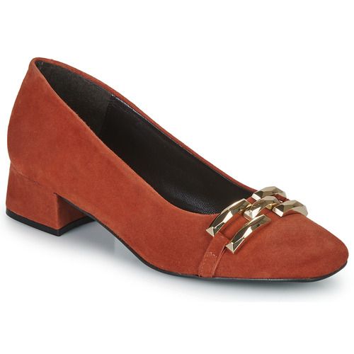 Décolleté Donna JB Martin VACILLE in Arancio - Elegante scarpa con tacco, perfetta per occasioni speciali e quotidiane. Realizzata con materiali di alta qualità, offre comfort e stile. Ideale per completare il tuo look primaverile. Disponibile in arancio vivace, un must-have per ogni guardaroba.