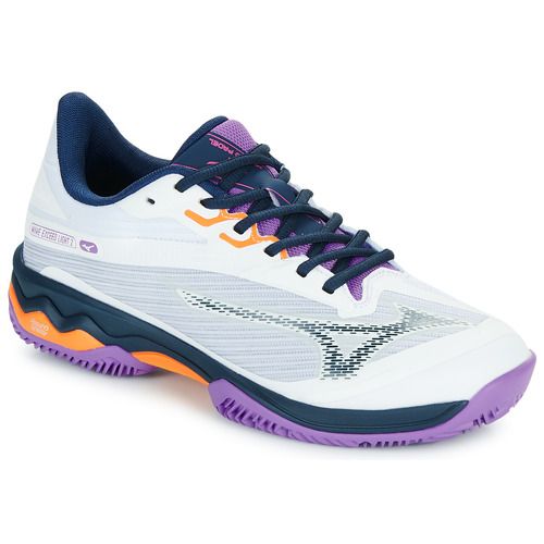 Scarpe da sport Mizuno WAVE EXCEED LIGHT 2 PADEL in Bianco, ideali per il tennis. Comfort eccezionale, leggerezza e ottima stabilità per le giocatrici. Design moderno e performance elevate per ogni partita. Scarpe da tennis donna perfette per migliorare il tuo gioco.