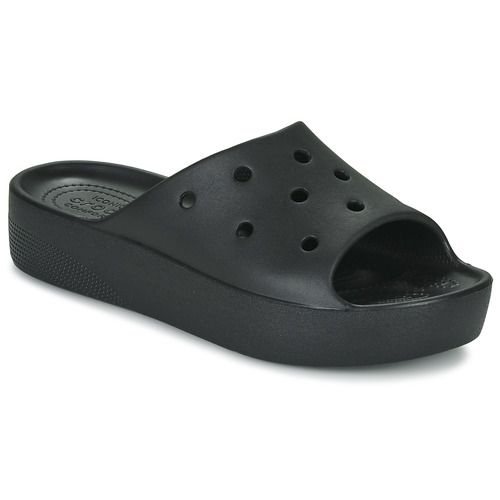 Ciabatte Donna Crocs Classic Platform Slide Nero: eleganti e comode, perfette per ogni outfit estivo. Scarpe con piattaforma, realizzate in materiali di alta qualità, ideali per il tempo libero e per il relax. Aggiungi stile e comfort alle tue giornate con queste ciabatte must-have.