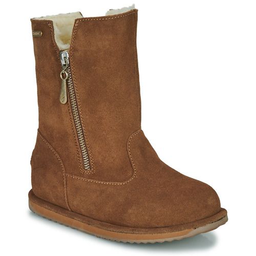 Scarpe da neve EMU GRAVELLY KIDS OAK Marrone per bambini, ideali per l'inverno. Design caldo e accogliente, perfette per le avventure sulla neve. Comode e resistenti, offrono una protezione eccellente contro il freddo. Stile elegante e pratico, sono il modello perfetto per affrontare l'inverno con stile.