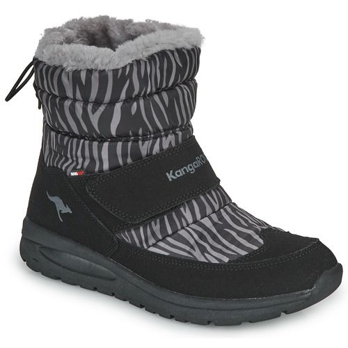 Scarpe da neve Donna Kangaroos K-PE Marty RTX in nero, ideali per affrontare inverni rigidi con stile e comfort. Design pratico e moderno, perfette per la città e le escursioni in montagna. Rivestimento impermeabile e suola antiscivolo per una maggiore sicurezza. Acquista le Kangaroos K-PE Marty RTX per un inverno caldo e alla moda.